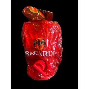 Bacardi‎ Rum Blow Up Beverage Dispenser, Man Cave Party Bar Themed Open Box